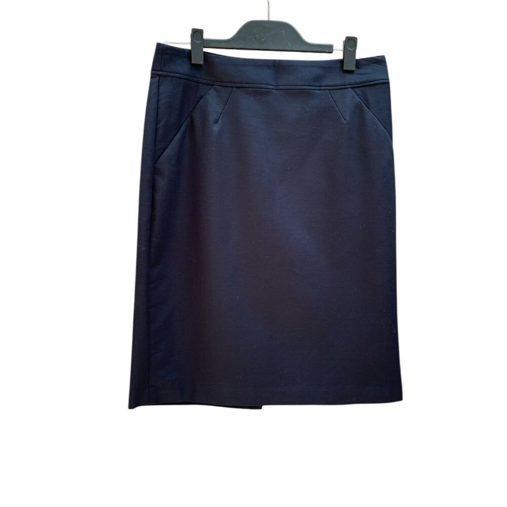 Banana Republic navy suit skirt